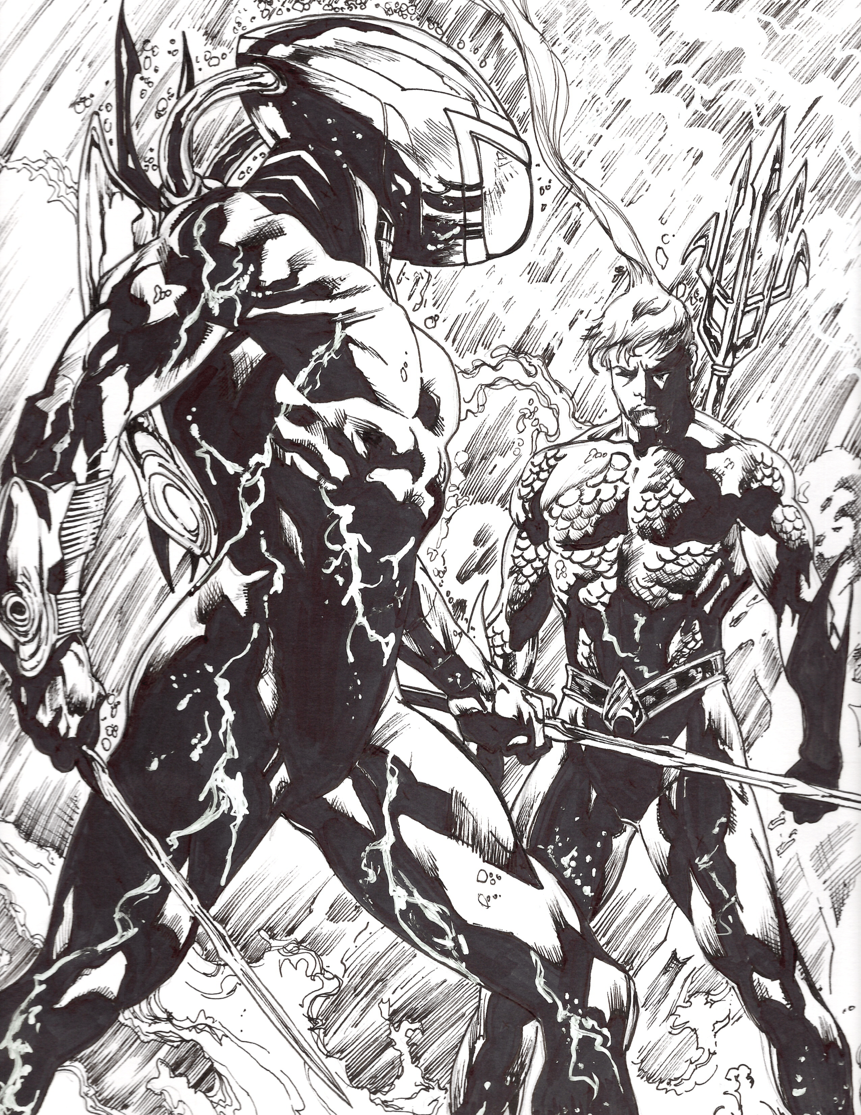 Aquaman v. Black Manta